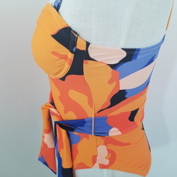 Tabitha Brown for Target Floral Print Underwire One Piece Bathing Suit - Picture 7 of 16